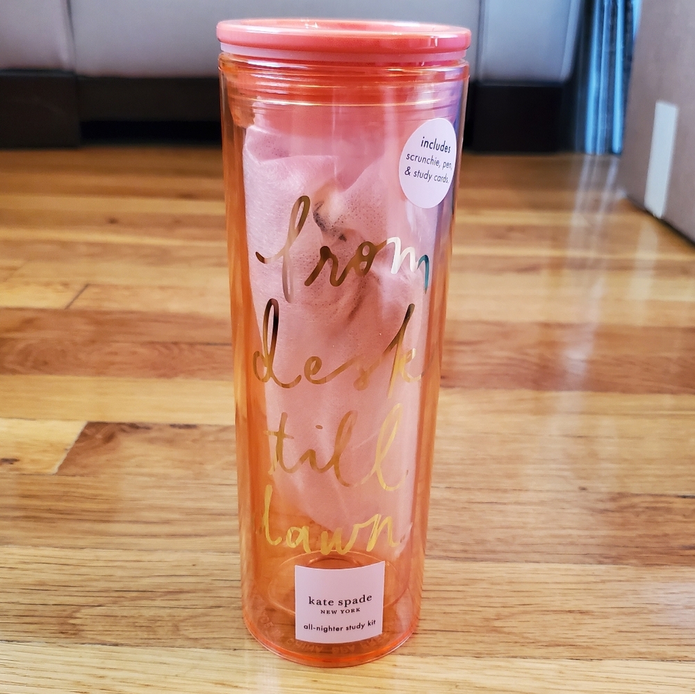 kate spade From Desk Till Dawn Travel Tumbler 16oz